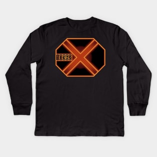 X marks the Alien spot Kids Long Sleeve T-Shirt